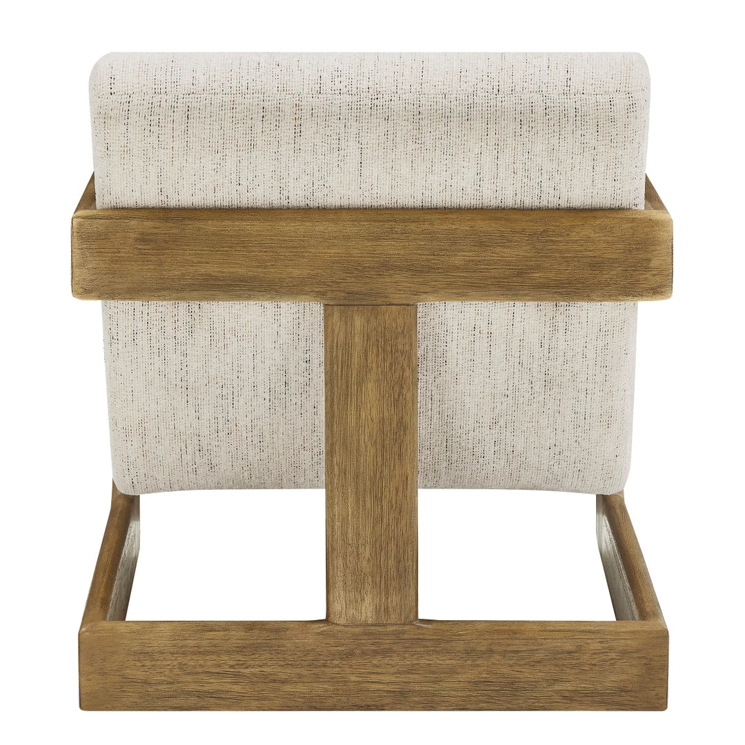 Thomasville Accent Fabric Chair with Wood Base