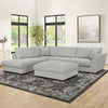 Henredon - Sectionnel en tissu Larkin House, 2 pièces