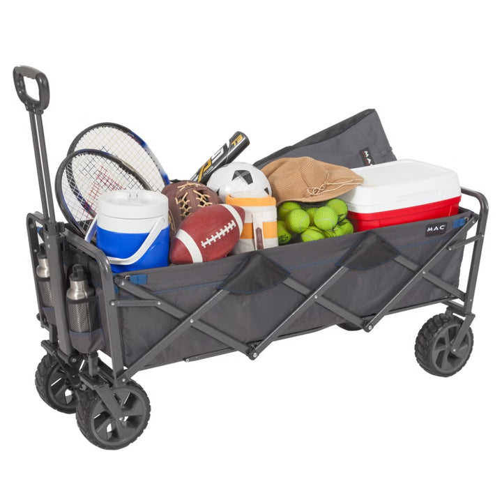 Mac Sports - Chariot pliant extensible Deluxe avec freins