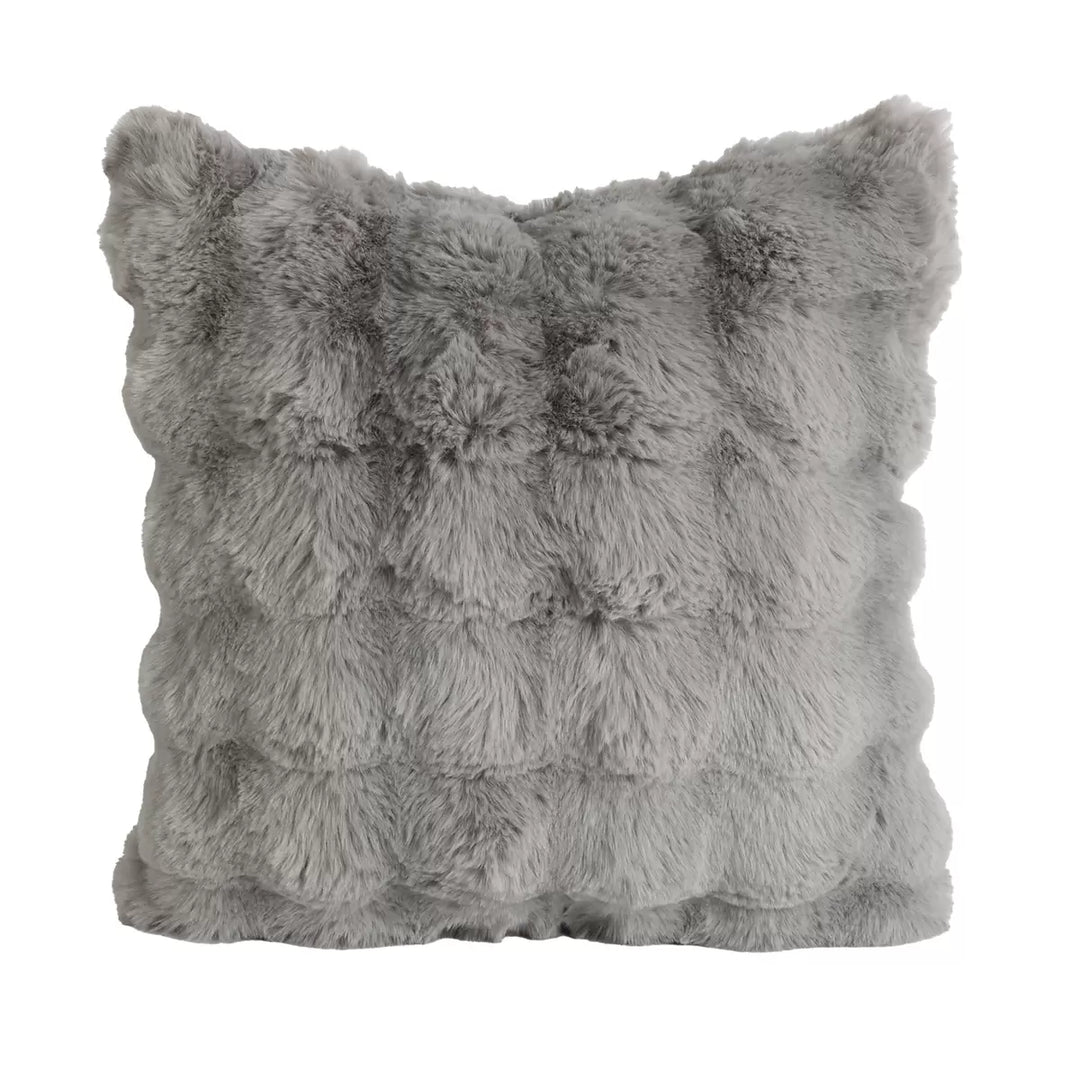 House & Home Faux Fur Throw Pillow
