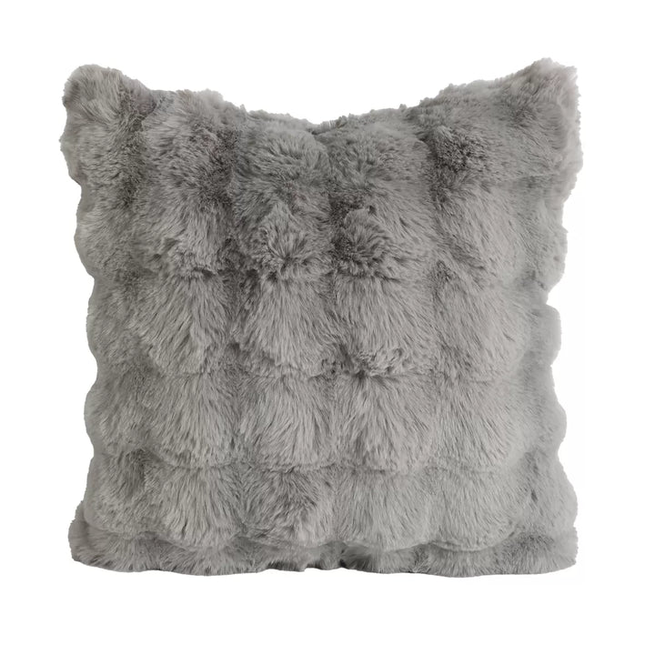 House & Home Faux Fur Throw Pillow