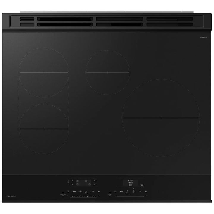 Samsung - Cuisinière à induction encastrable BESPOKE 30 po, 6,3 pi³