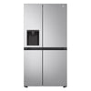 LG - 36 in. 23 cu ft Side-by-Side Refrigerator with Ice and Water Dispenser