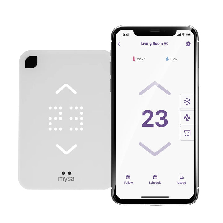 Mysa - Thermostat intelligent pour thermopompes mini-split et climatiseur portable