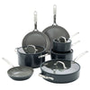 GreenPan - Batterie de cuisine en céramique antiadhésive Eras, 11 pièces