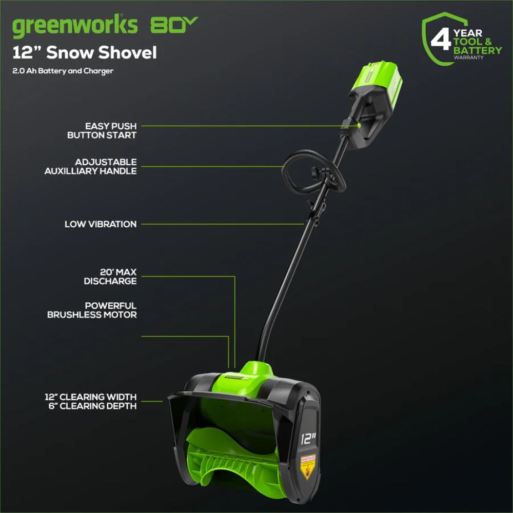 Greenworks Cordless Snow Shovel