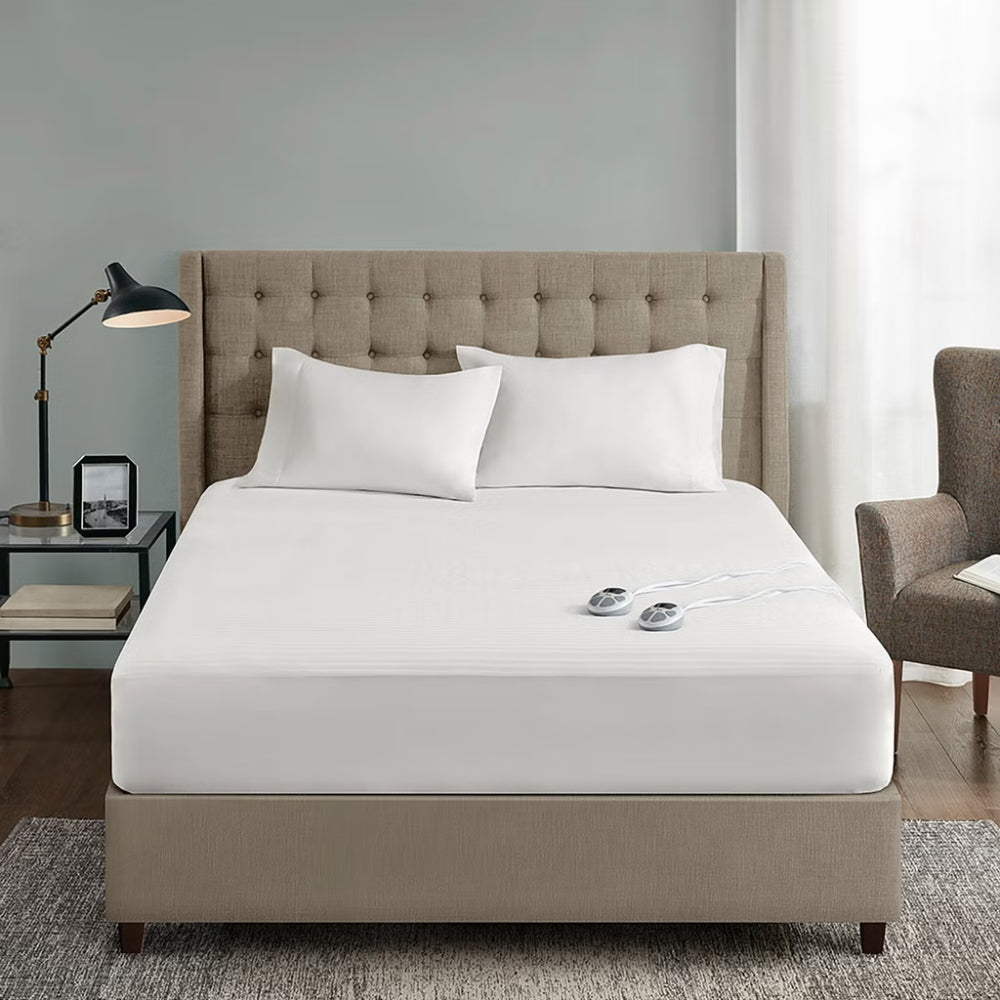 Serta - Waterproof Heated Mattress Pad