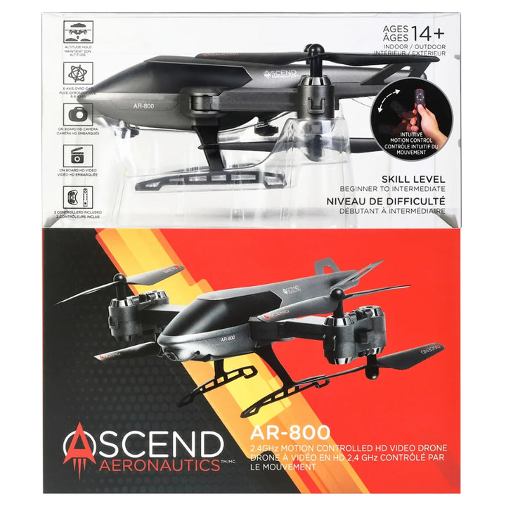 Ascend Aeronautics - Drone vidéo HD à commande de mouvement AR-800 2,4 GHz