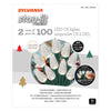 Sylvania - Christmas light garland 2 x 100 LED C6