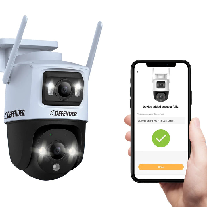 Defender - Caméra de sécurité électrique brancher