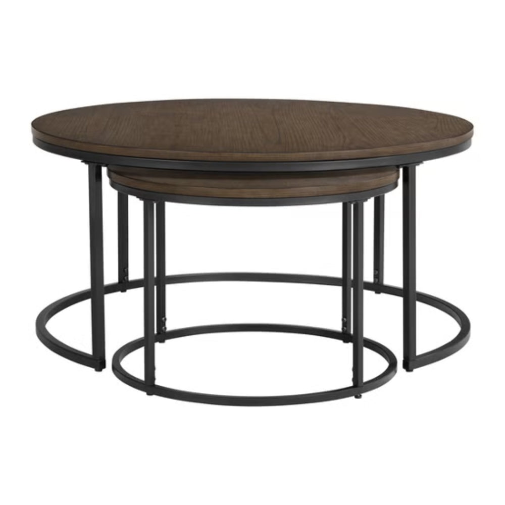 Bayside Furnishings - Ensemble de 2 tables gigognes