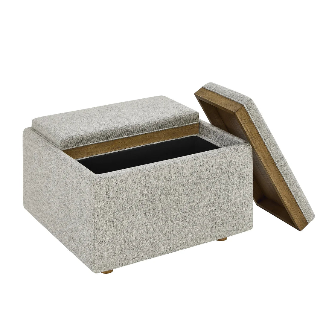 Thomasville - Pouf de rangement en tissu