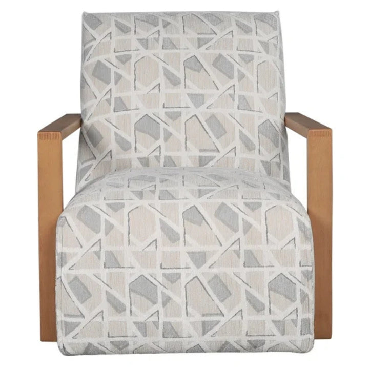 NiceLink – Sierra Swivel Chair in Fabric with Wooden Armrests