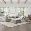 Aiden & Ivy - Sereen Fabric Sectional Sofa, 6 Pieces