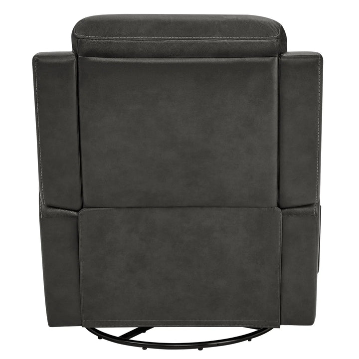 Barcalounger - Fauteuil inclinable pivotant en cuir