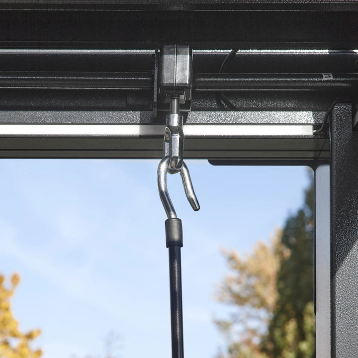 Sojag Austa - Pergola 10 x 13 pi avec LED et écran d'intimité