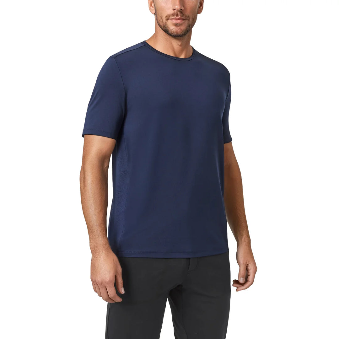 Mondetta - T-shirt à dos en maille, paquet de 3