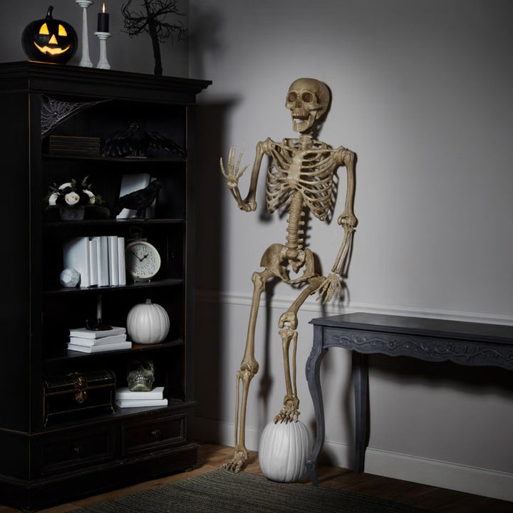 Squelette articulé d'Halloween de 2,1 m (7 pieds)