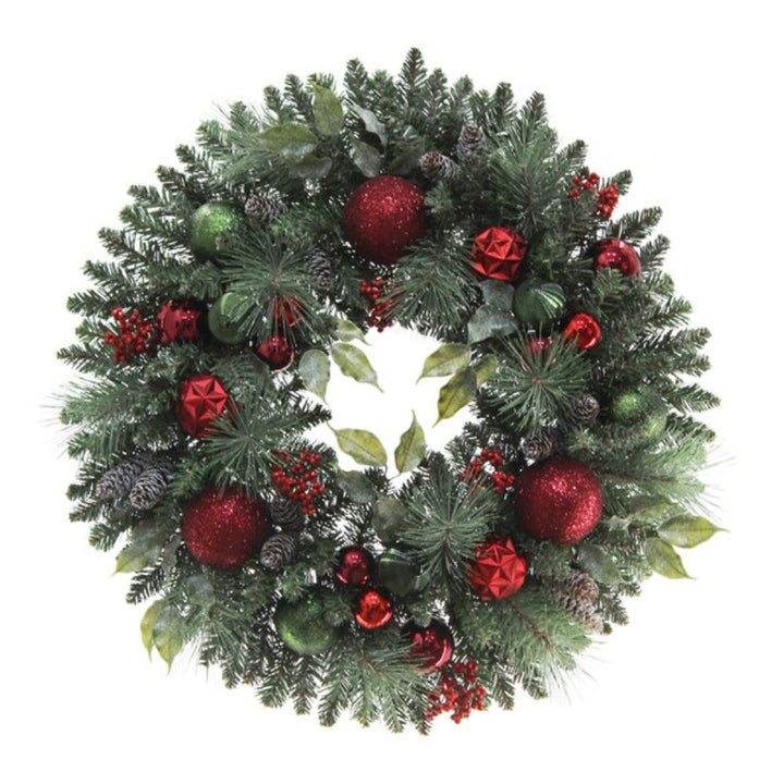 30 in unlit Christmas wreath