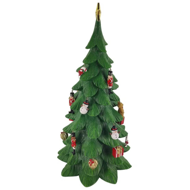 Christmas tree with hanging ornaments 50.6 cm (19.9 in)