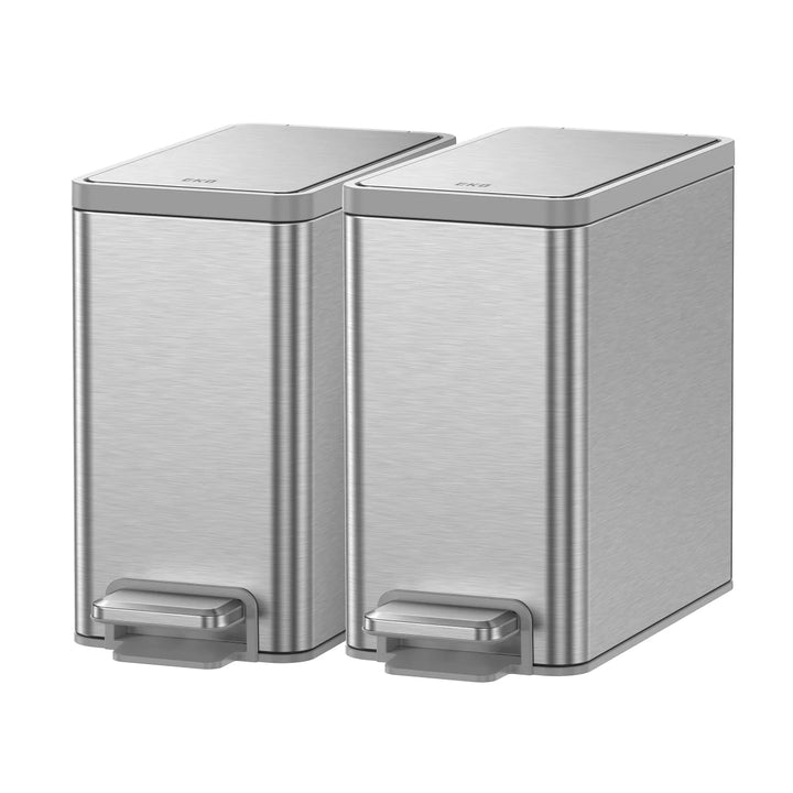 EKO - Poubelle à pédale 6,7 L, paquet de 2