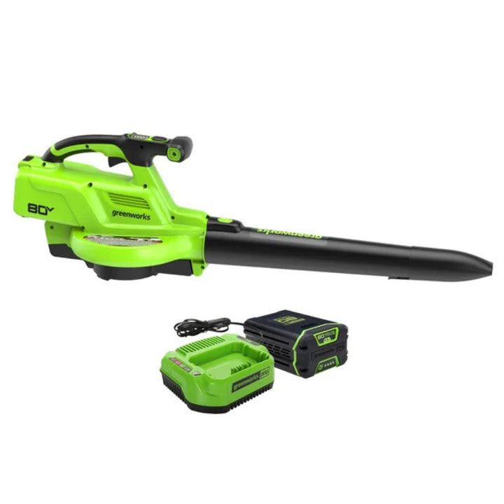 Greenworks - Souffleur aspirateur 80v extérieur