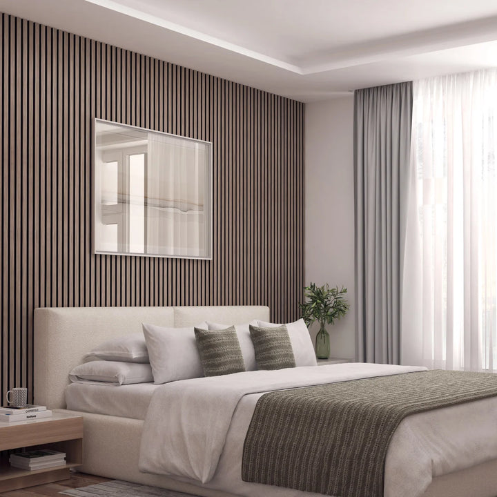 Artika - Ensemble de panneaux muraux à lattes insonorisants Sonolok