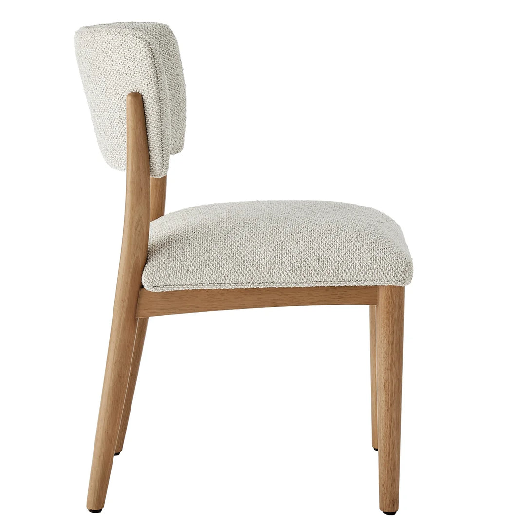 Aiden & Ivy - Chaises de salle à manger en tissu Tate, paquet de 2