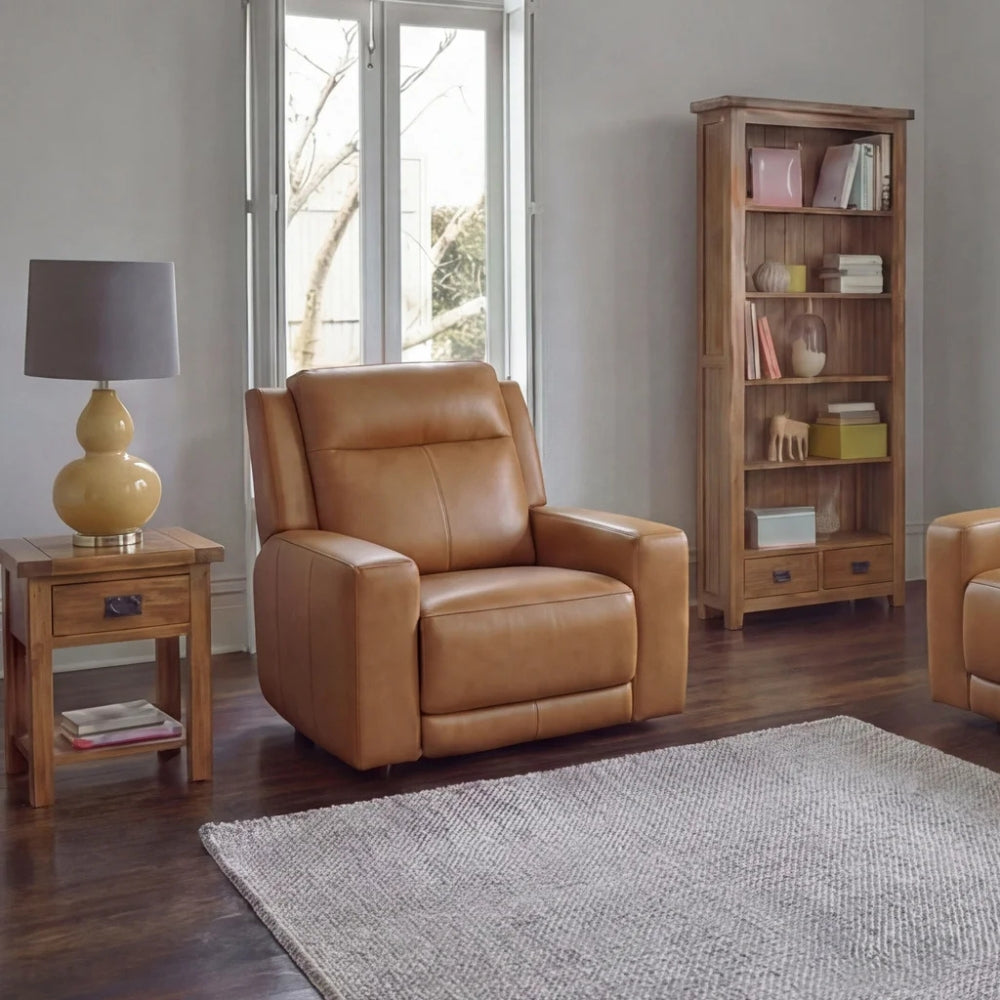 Simon Li Wren – Fauteuil inclinable motorisé zéro gravité en cuir