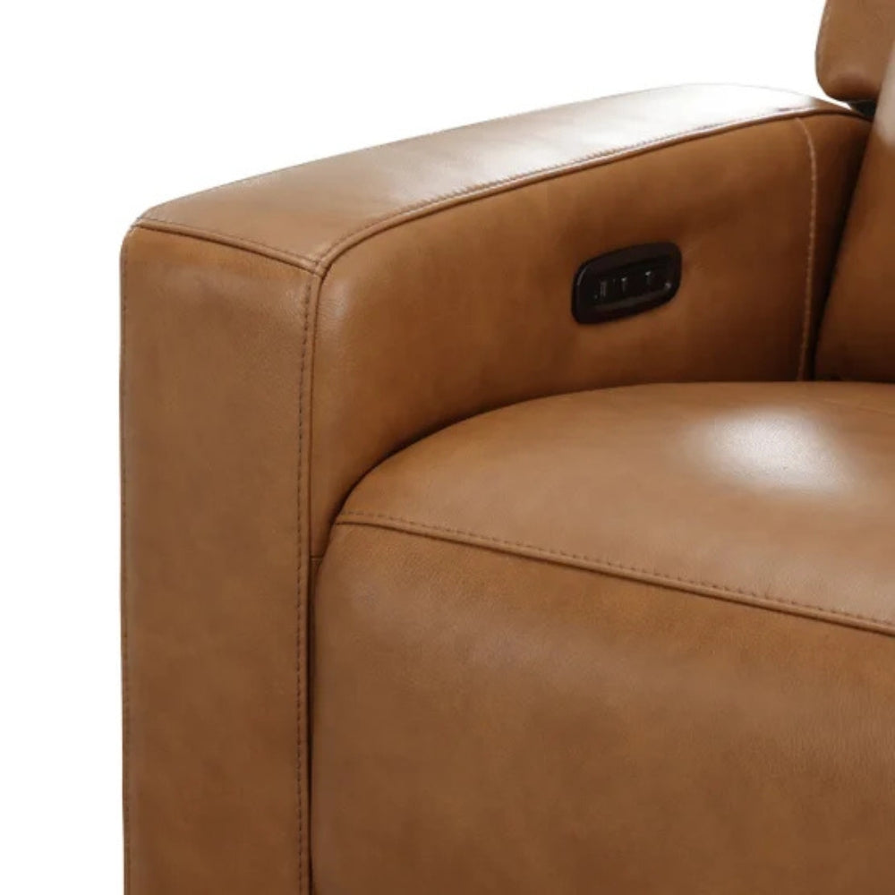Simon Li Wren – Fauteuil inclinable motorisé zéro gravité en cuir