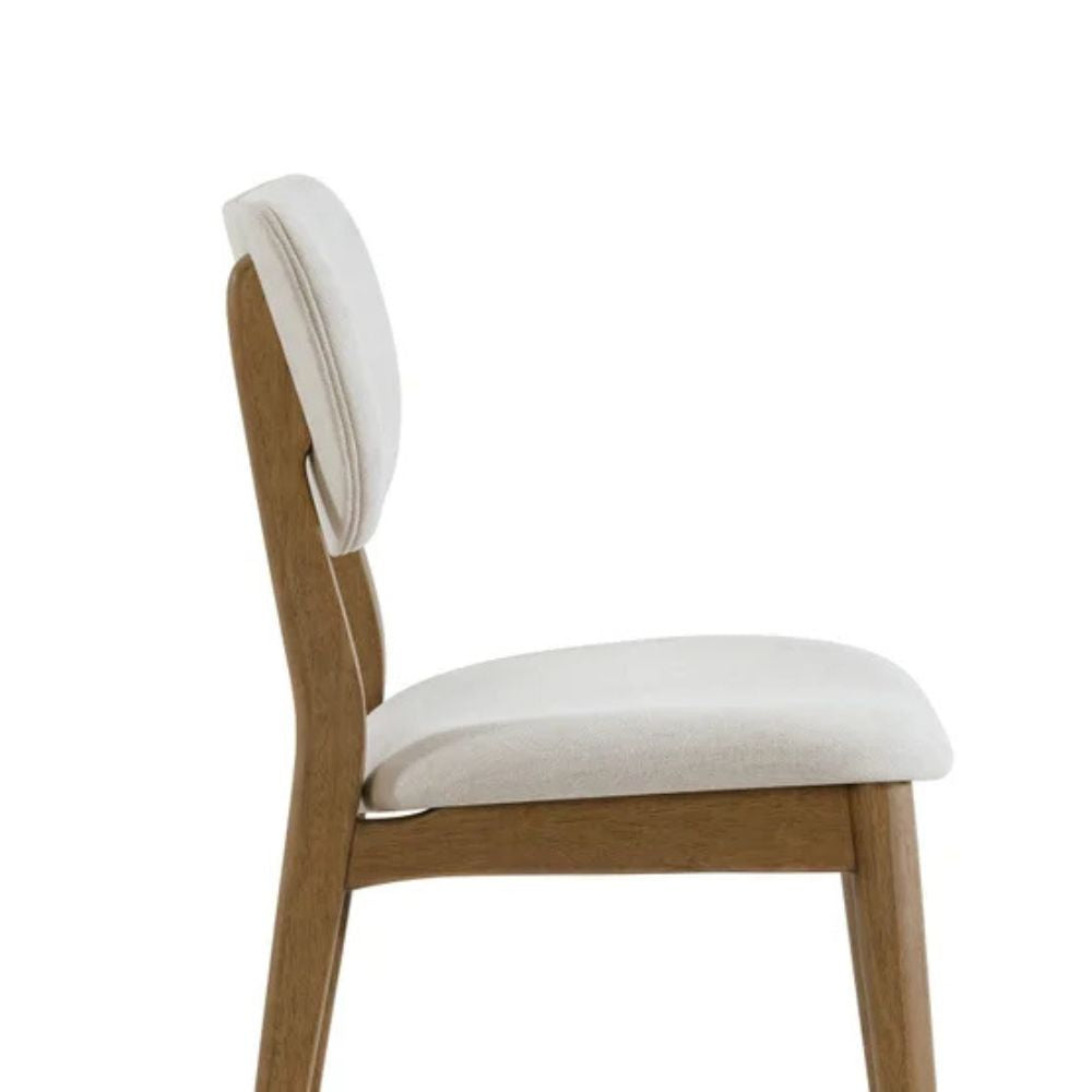 Pike & Main - Set of 2 fabric dining chairs