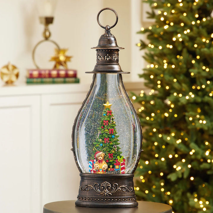 Nature's Mark Holiday Lantern with LED Light - Bear