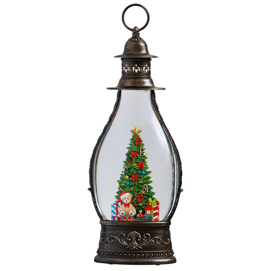 Nature's Mark Holiday Lantern with LED Light - Bear