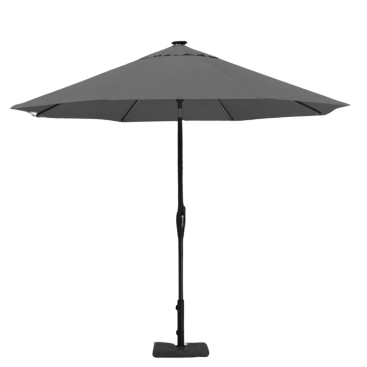 SunVilla Round LED Market Umbrella