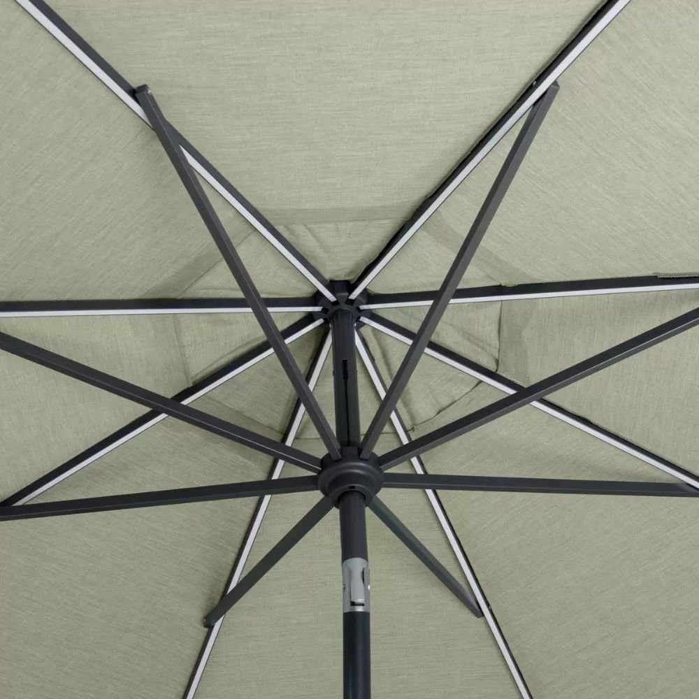 SunVilla Round LED Market Umbrella