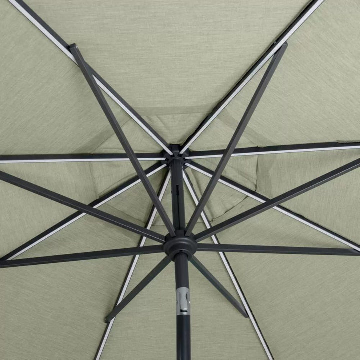 SunVilla Round LED Market Umbrella