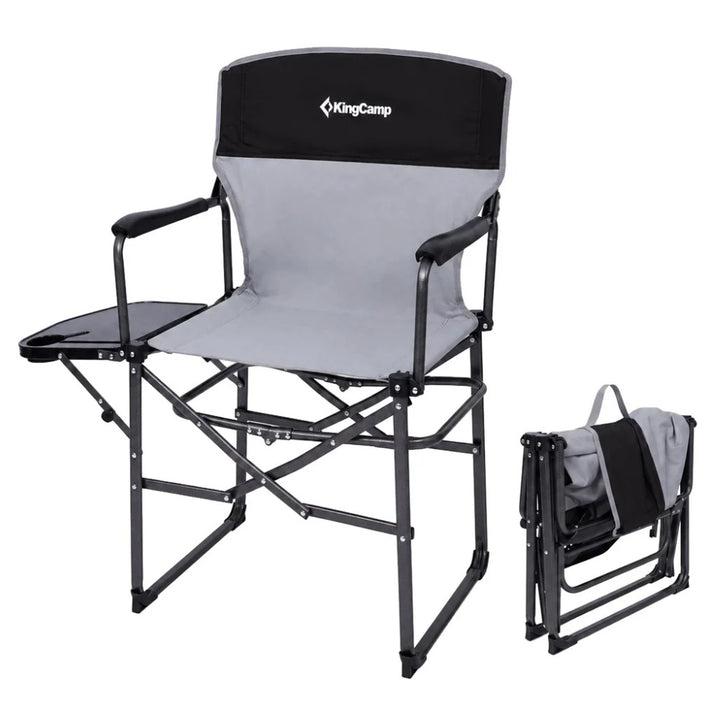 KingCamp - Quick-fold director's chair with oversized seat