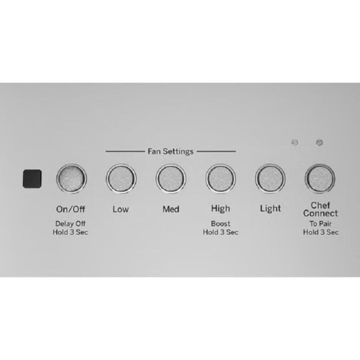 GE - Hotte de cuisine sur mesure en acier inoxydable de 51 cm (20 po)
