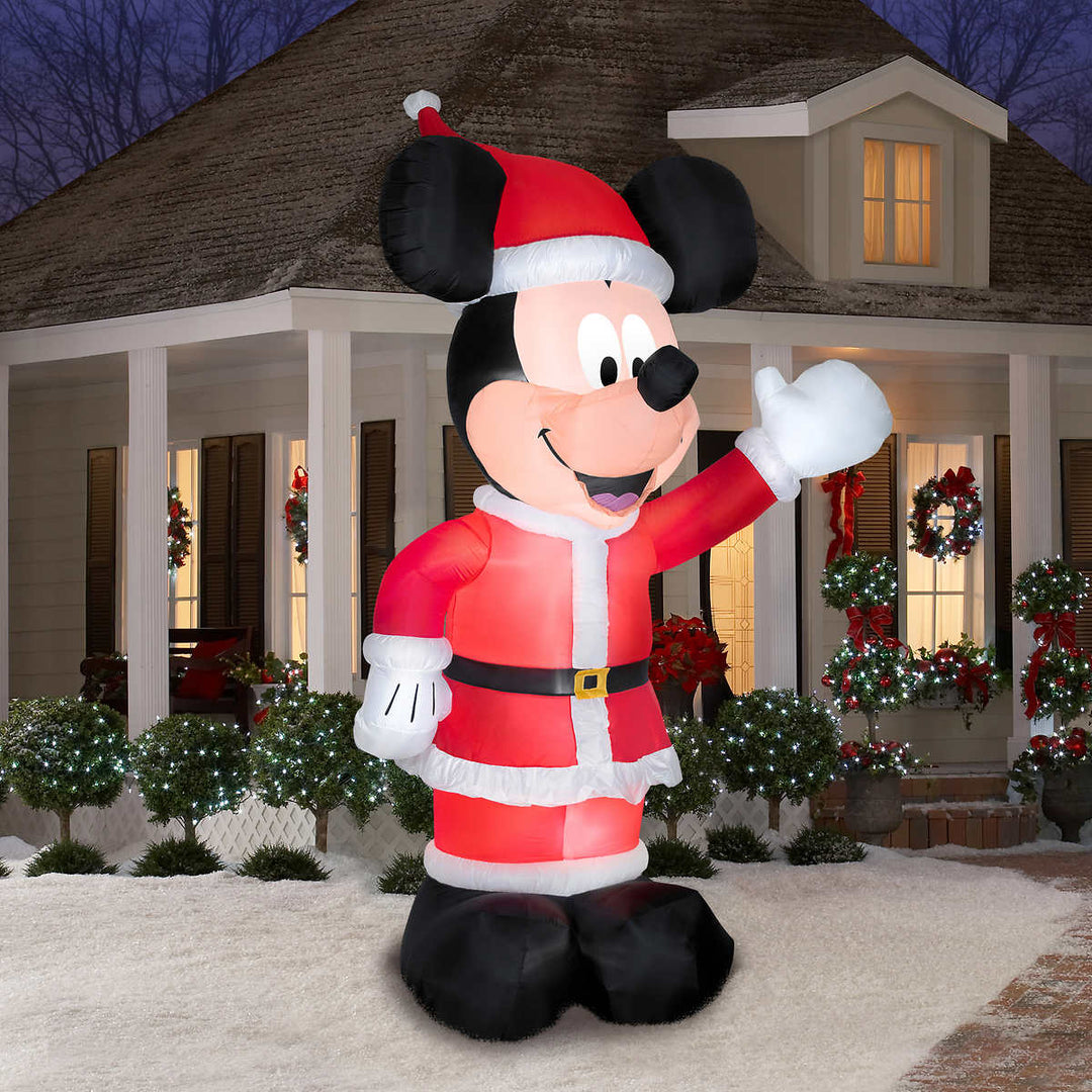 Disney - Mickey Mouse géant de 3,5 m (11 pi) en guise de Père Noël