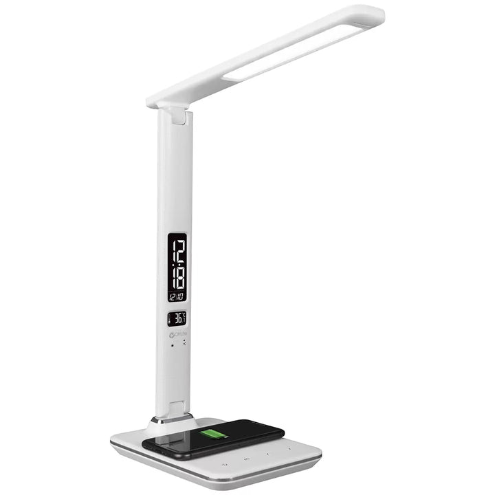 OttLite LED Desk Lamp with USB Charging Port - White