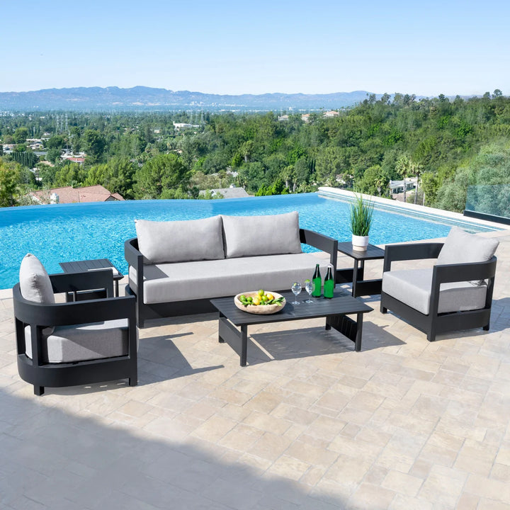 Abbyson Living 6-Piece Outdoor Seating Set