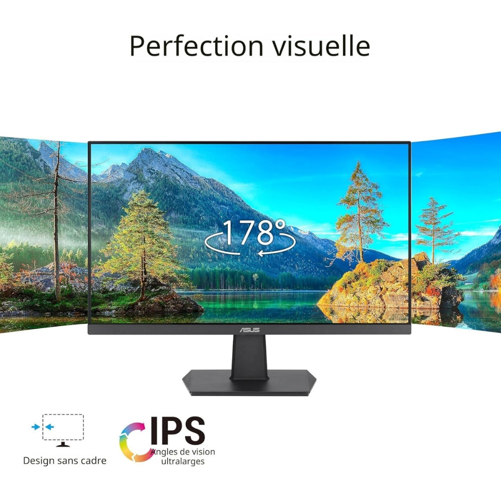 ASUS 23.8" Borderless Monitor 100 Hz FHD with Eye Care - VZ24EHF