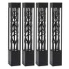 GTX - Lampes solaires de parterre de style bollard