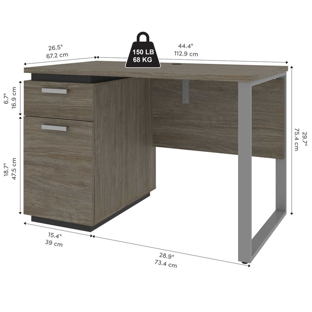 Bestar - Petit bureau Libra 112.9 cm (44.4 po)