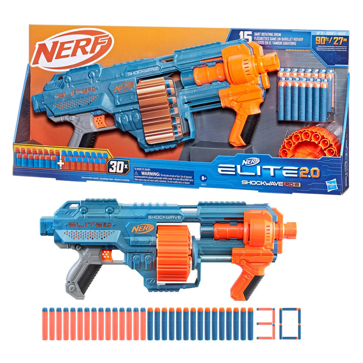 NERF Elite 2.0 Shockwave RD-15 Blaster