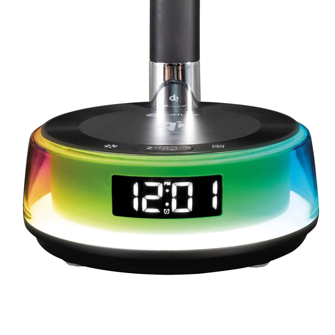 Ottlite Wireless Charging &amp; Rainbow Color Changing LED Light