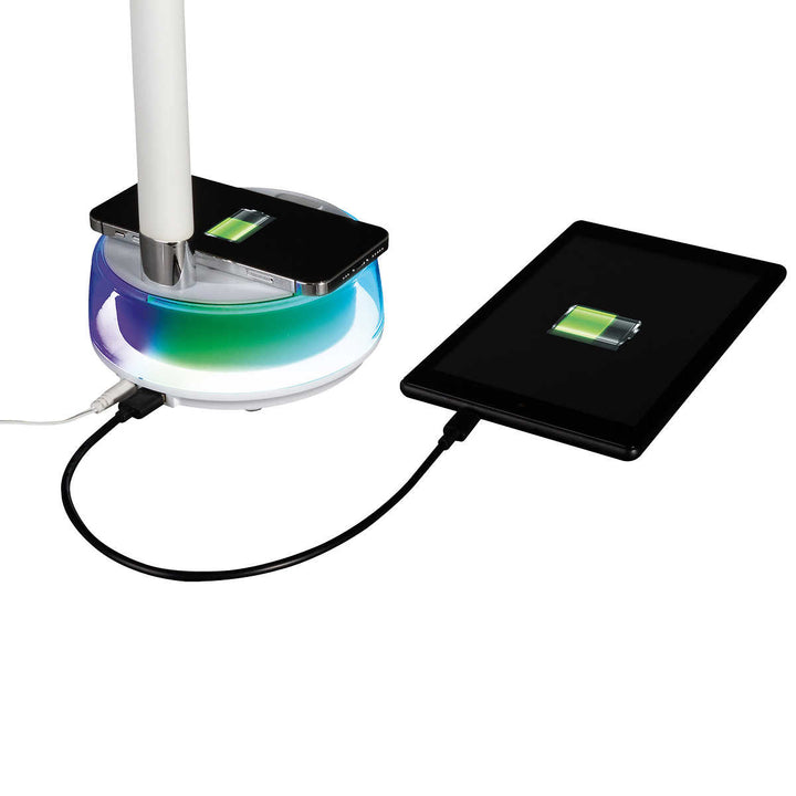 Ottlite Wireless Charging &amp; Rainbow Color Changing LED Light