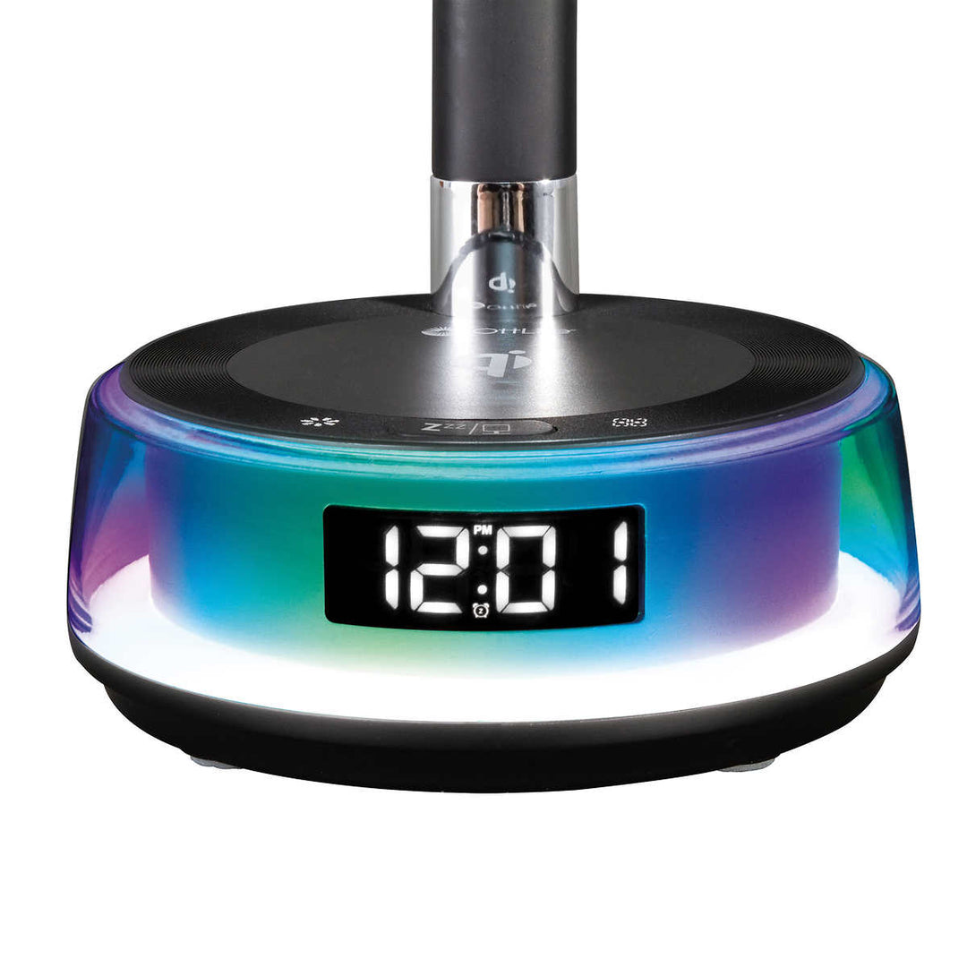 Ottlite Wireless Charging &amp; Rainbow Color Changing LED Light