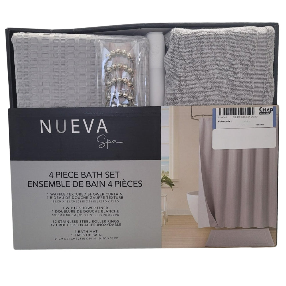 Nueva Spa - Ensemble de chambre de bain, 4 pièces