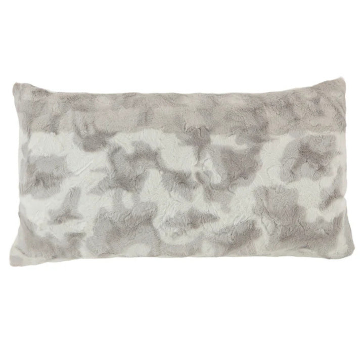 House & Home - Oreiller de corps en simili-fourrure